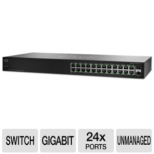 SWITCH 24P CISCO SG100-24-NA 10/100/1000 + 2P SFP