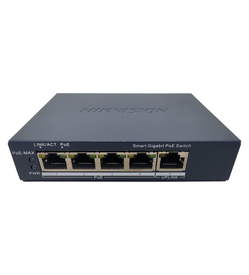 HIKVISION HUB SWITCH 04P 10/100/1000M POE60W DS-3E1505P-EI