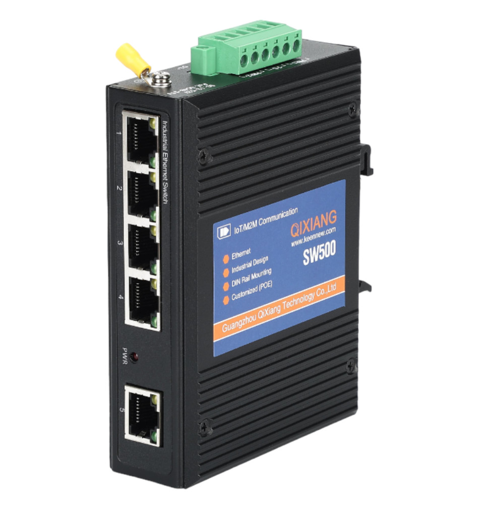 INDUSTRIAL ETHERNET SWITCH SW500-E 5*10/100M