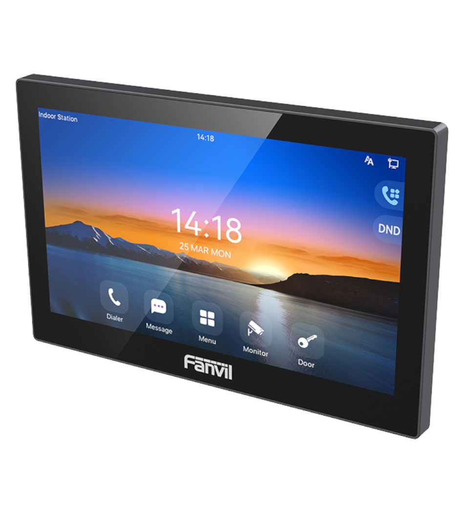 FANVIL INTERFONE IP MONITOR TOUCH WIFI AC I504W 7" LINUX OS