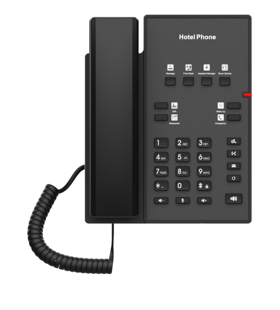 FANVIL TELEFONE H1 IP 2 LINHAS SIP POE (PARA HOTEL)