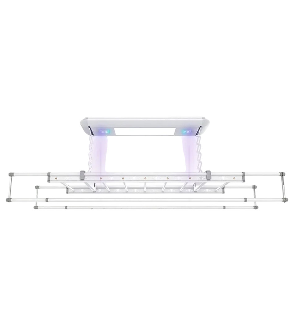 VARAL DE TETO ELETRICO LUZ LED UV BRANCO MIMI-M980A