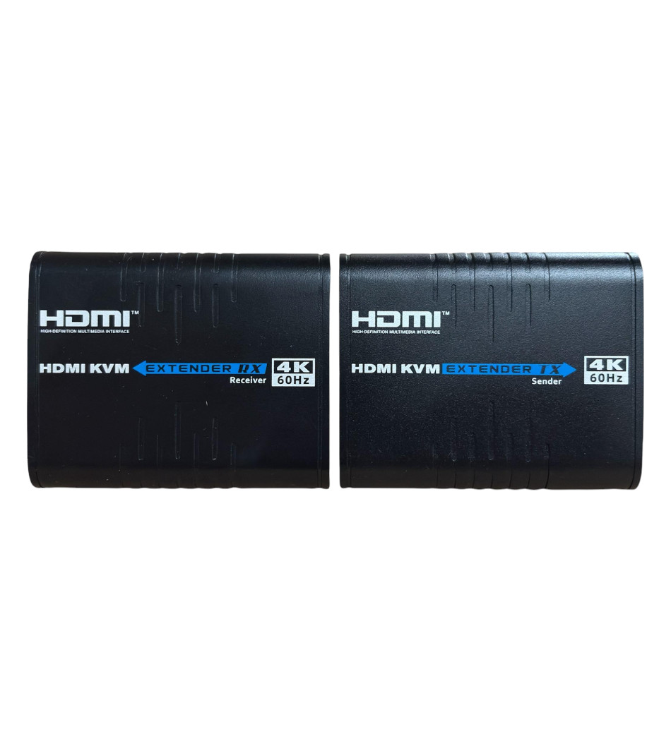 F. HDMI 20M EXTENDER 4K 60HZ IU1473KVM 120M 1G CAT6 PAR IURO