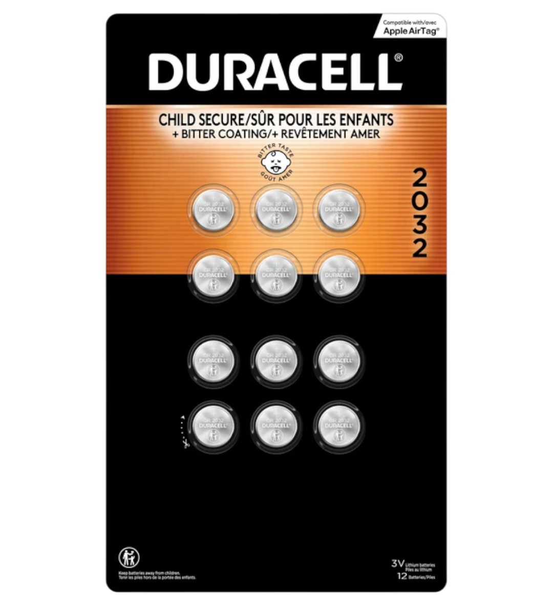 DURACELL Bateria CR2032 MOEDA DE LITIO PACK 12 UNIDADES