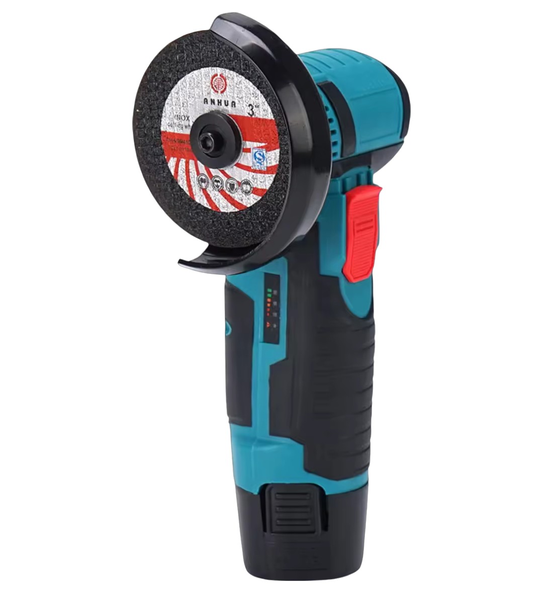 MAQ. MINI ESMERILHADEIRA ANGULAR PORTATIL A BATERIA PT3002