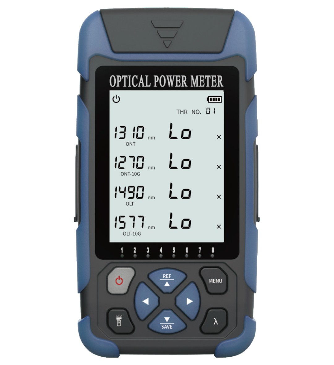 F. OTDR POWER METER ÓTICO OPM XGPON GLK286-10 1270-1577N
